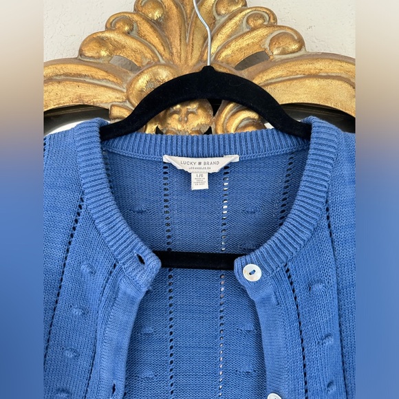 LUCKY BRAND Textured Sweater Womens Size L - Picture 3 of 6